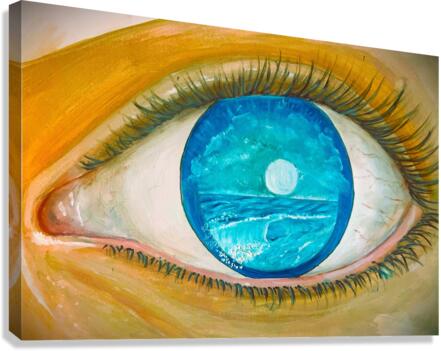L oeil Canvas Print