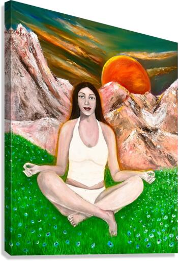 Meditation  Canvas Print