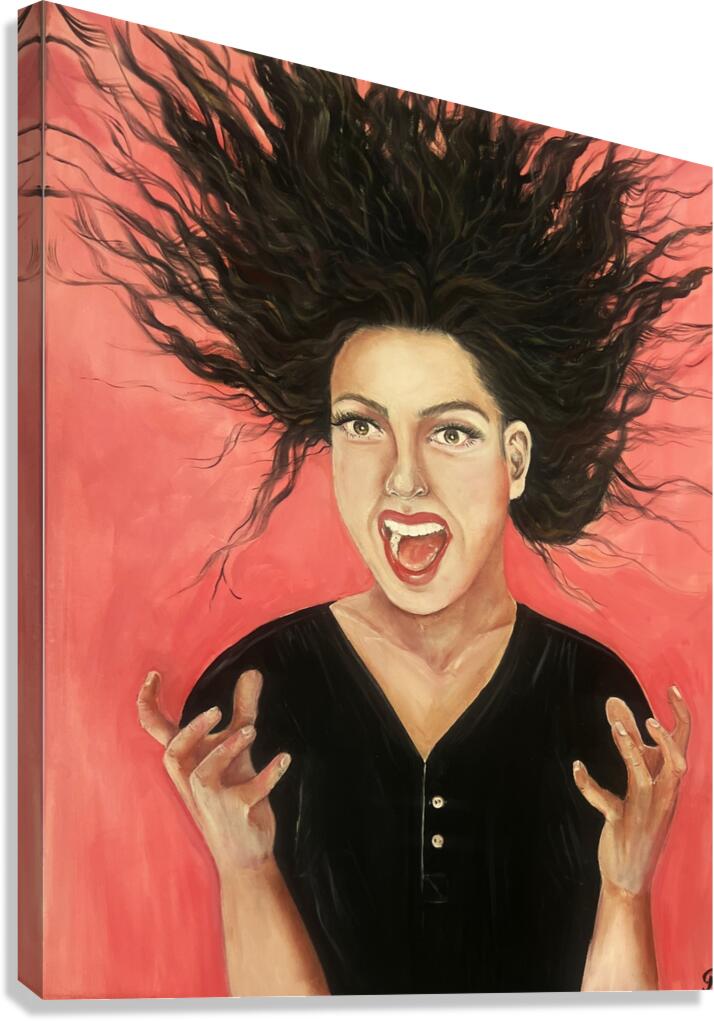 La frustration Canvas Print