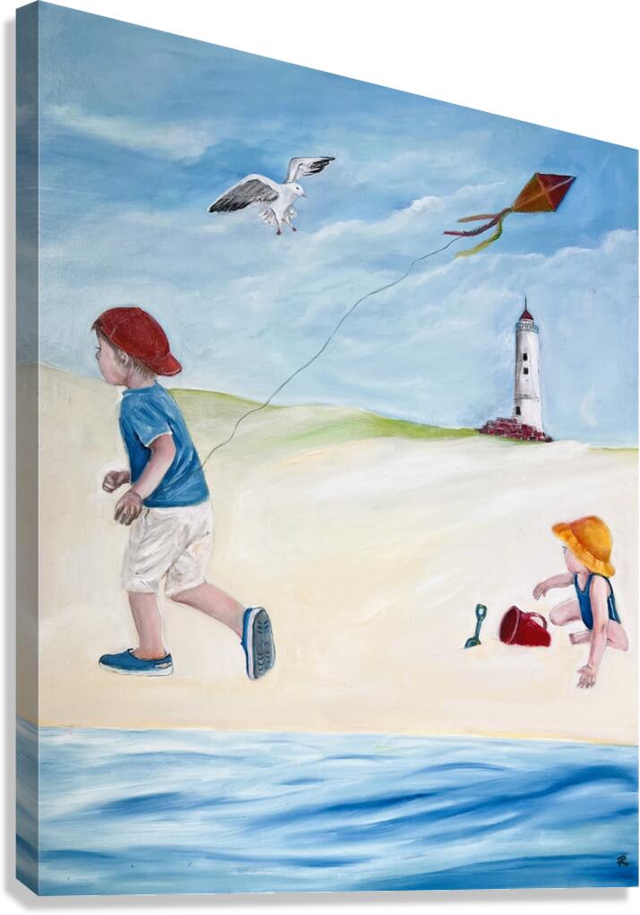 L Enfance Simplement Canvas Print