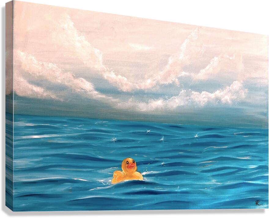 Flotter Canvas Print