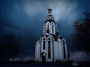 church in storm Ukraine