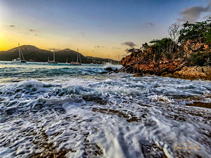 Sunset on the beach Antigua 5