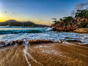 Sunset on the beach Antigua 6