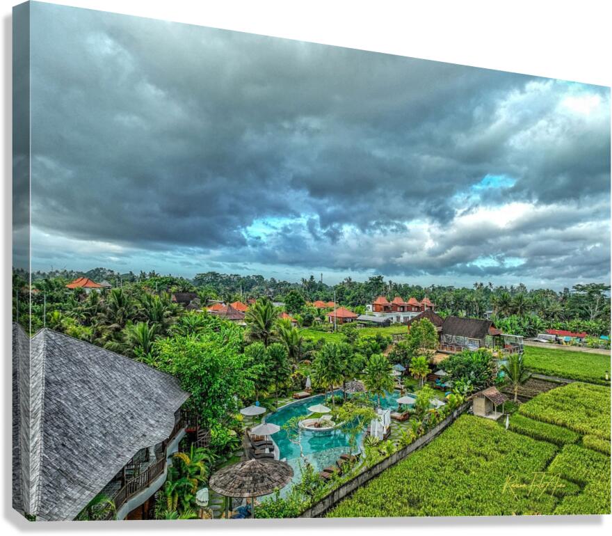 Good day villa  Canvas Print