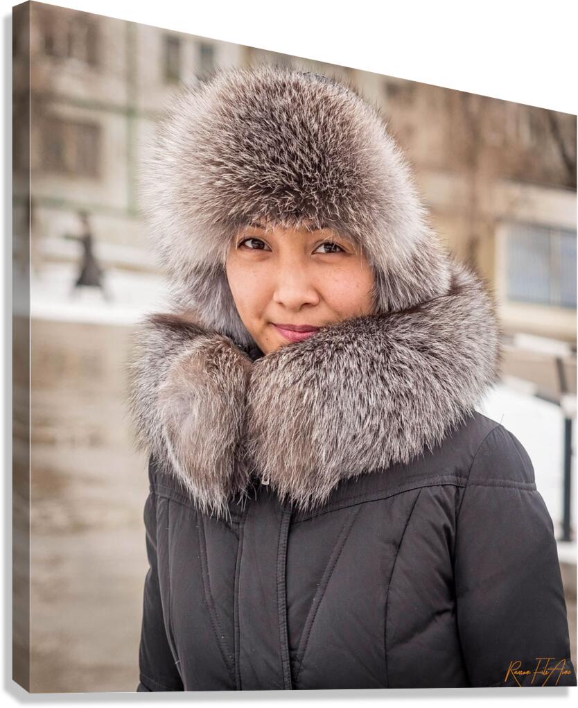 pretty lady   Canvas Print