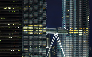 Petronas Twin Towers at Night