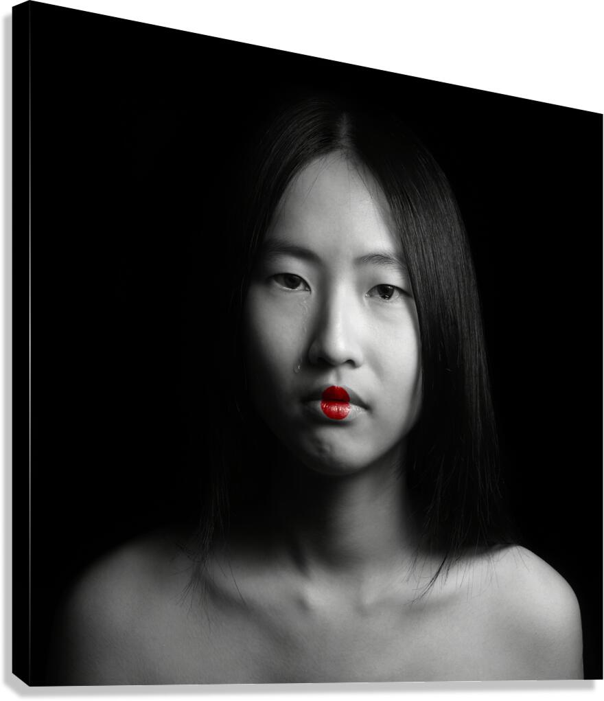 Silent Tear Canvas Print