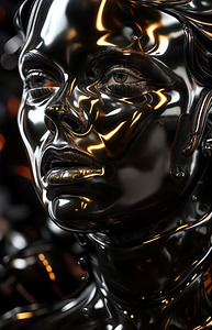 Obsidian Black Surface 