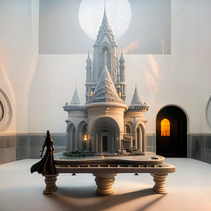 Gothic Castle Model 
