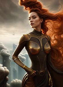 Futuristic Goddess 