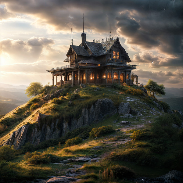  Earth Meets Sky  Print