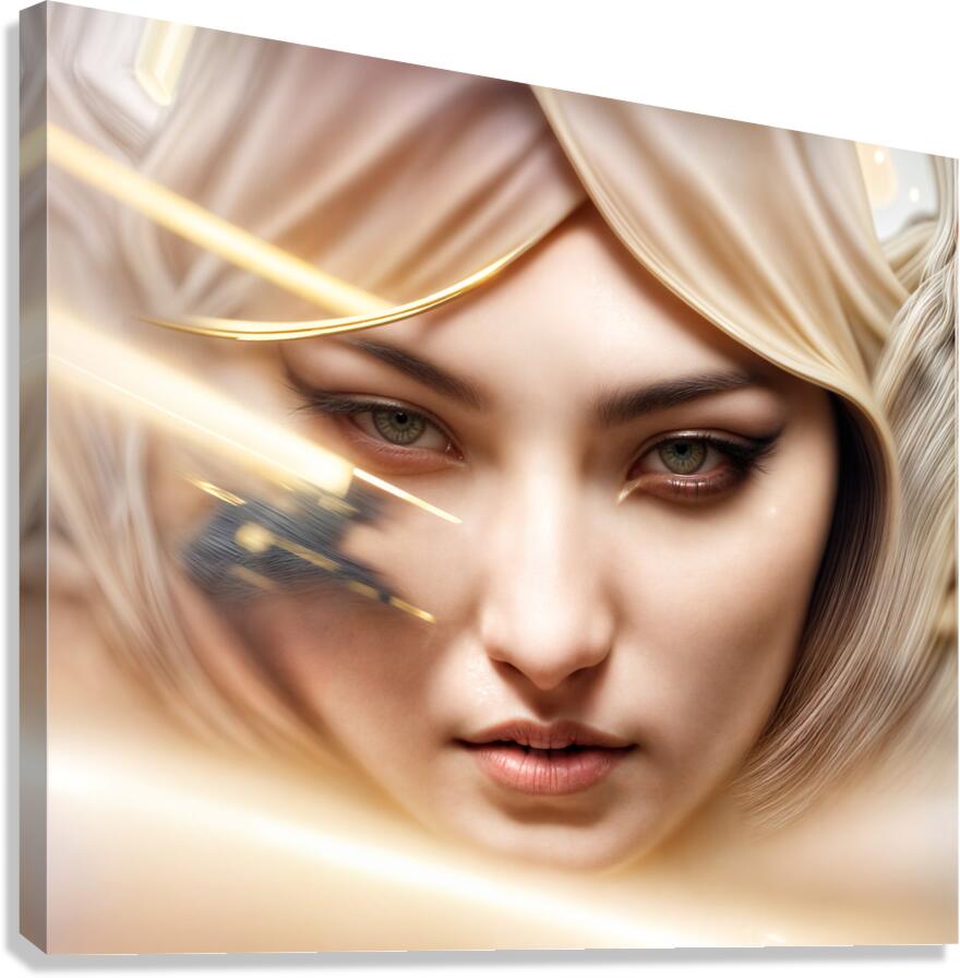  Digital Diva  Canvas Print