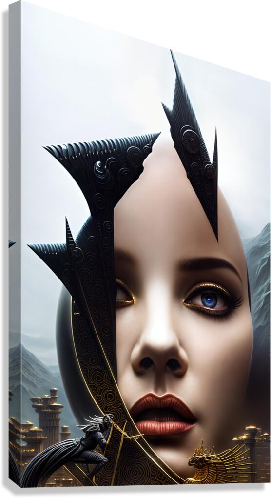 Spellbinding Silhouette  Canvas Print