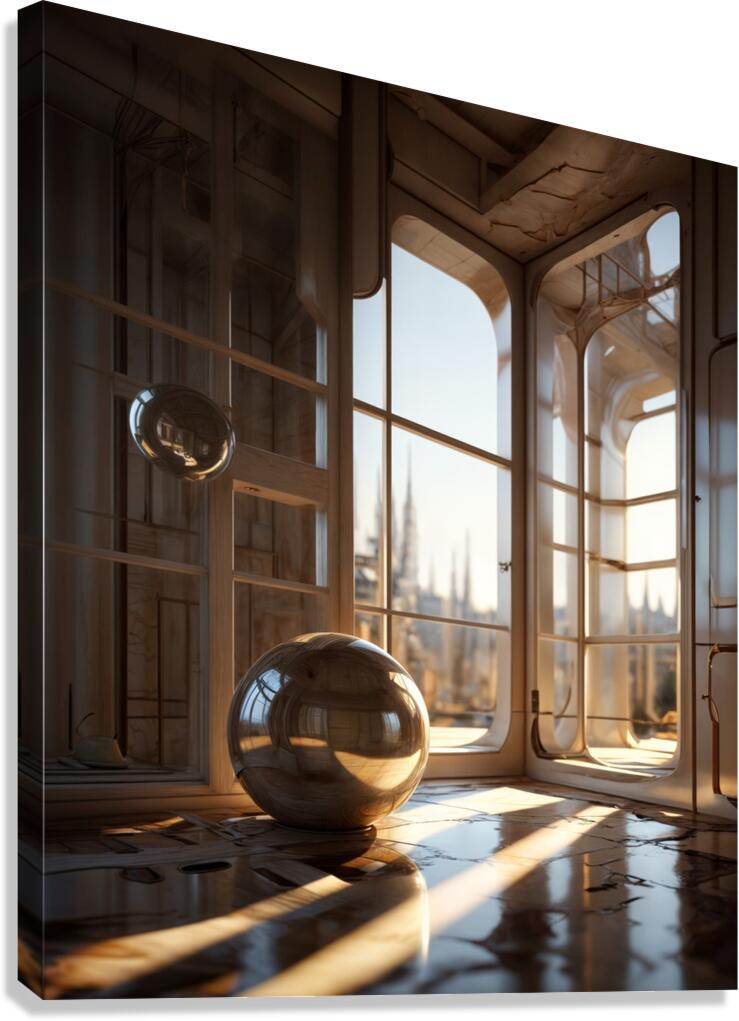  Digital Dawn  Canvas Print