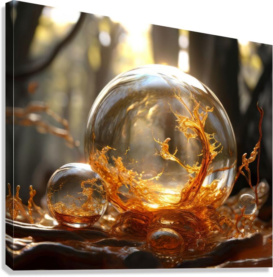  Shining Code  Canvas Print