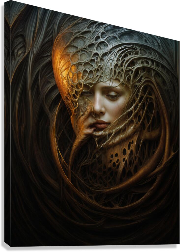 Artificial Deity  Canvas Print