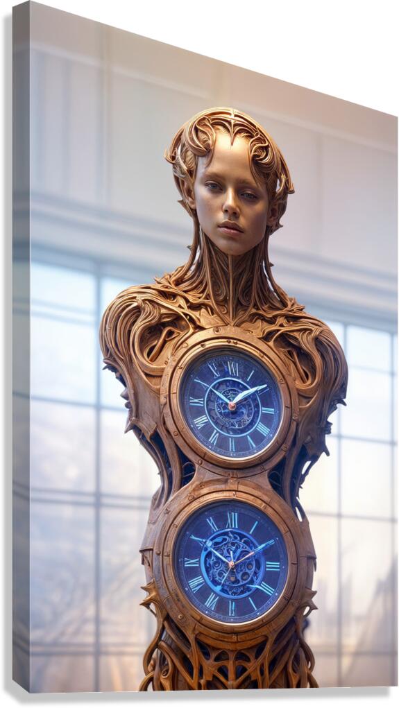  Time Sculpture  Canvas Print