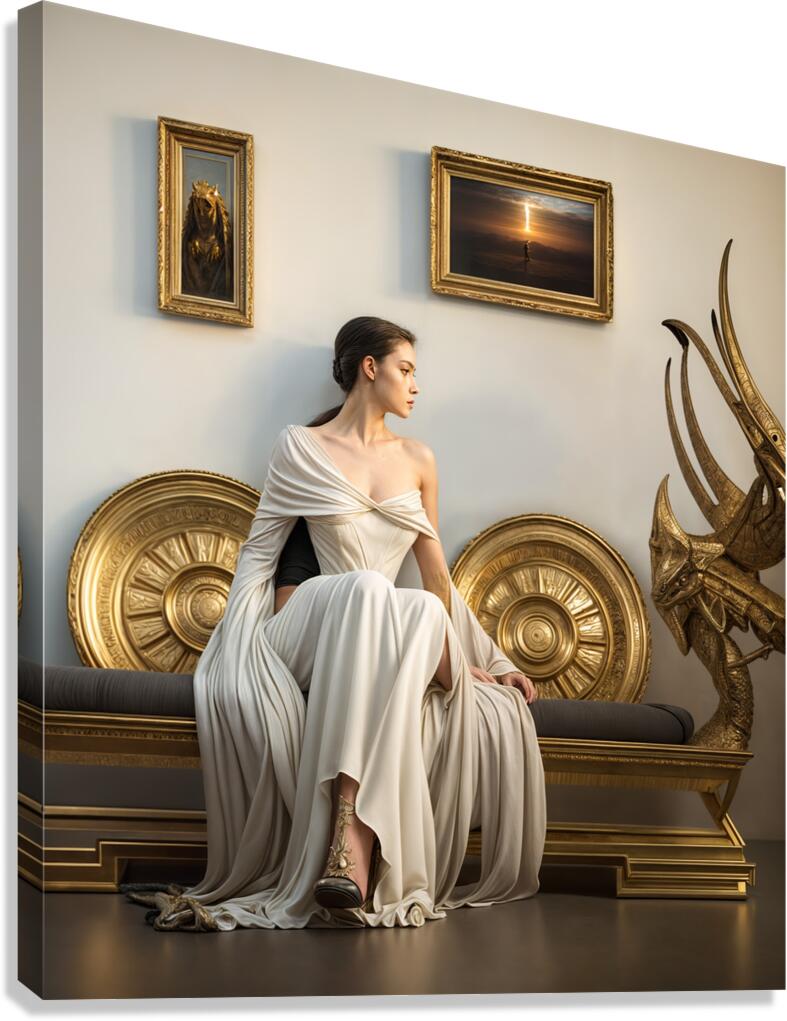  Glowing Harmony  Canvas Print