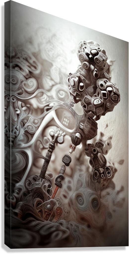  Artificial Dawn  Canvas Print