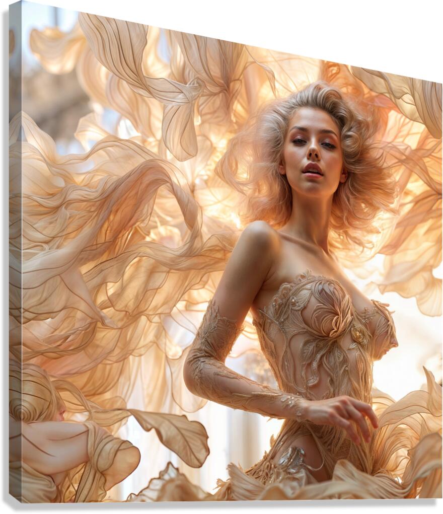 Flowing Dance  Canvas Print