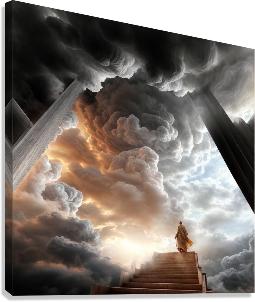A Dramatic Sky  Canvas Print