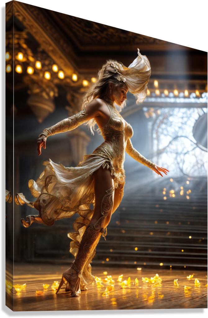 Elegant Dancer  Canvas Print
