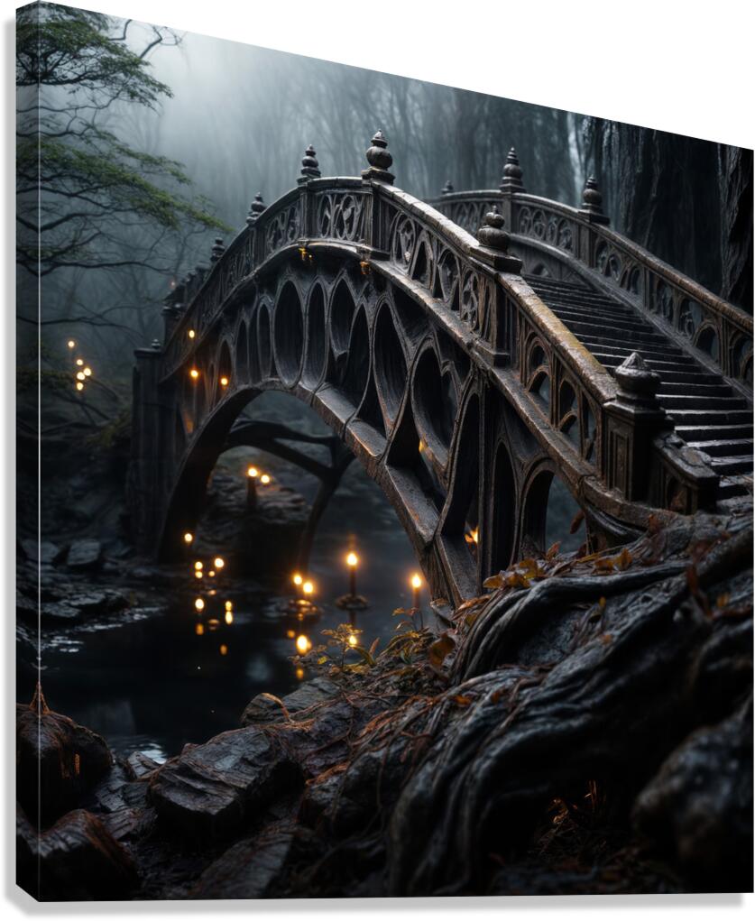 Foggy Forest  Canvas Print