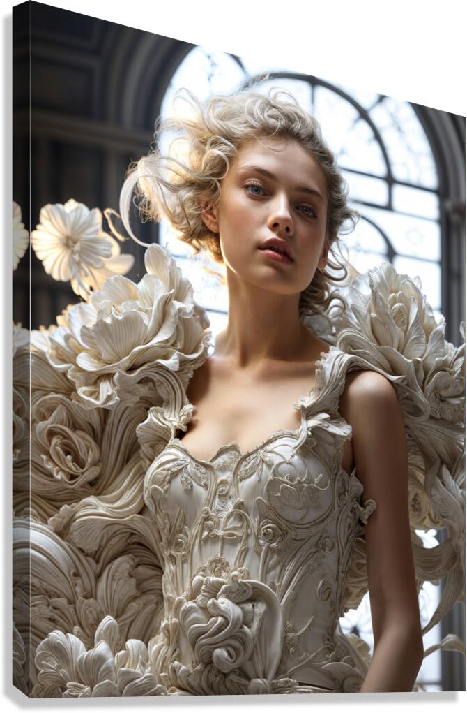 Designed Dress  Canvas Print