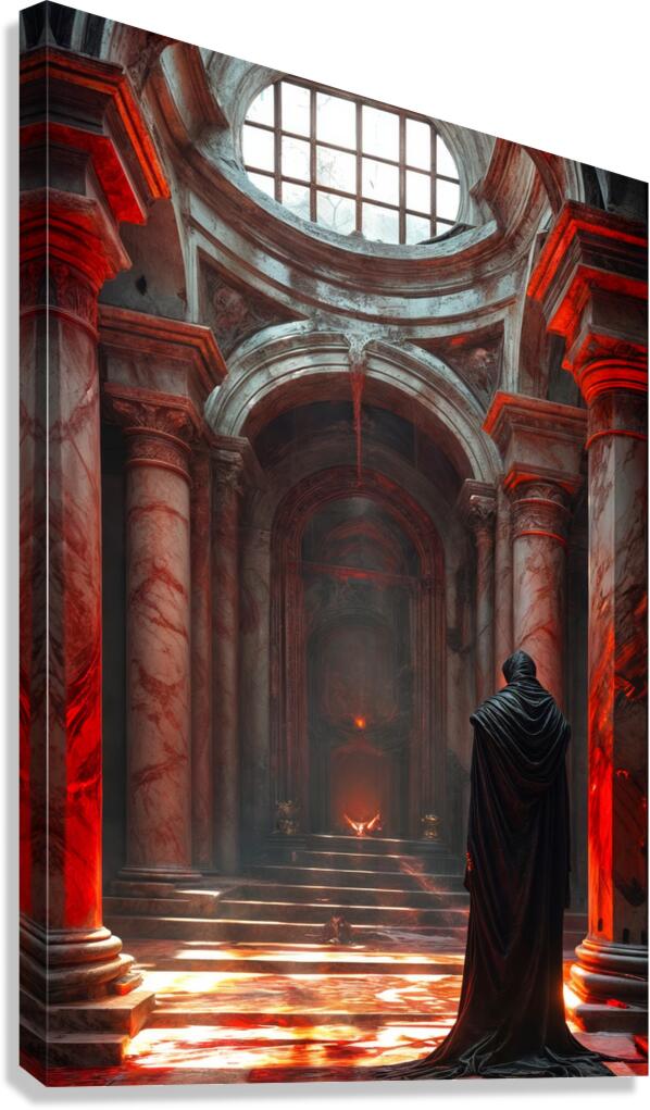  Marble Columns  Canvas Print