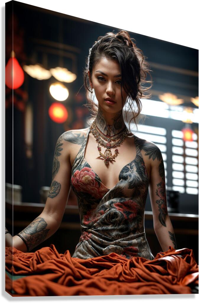  Eye Contact  Canvas Print