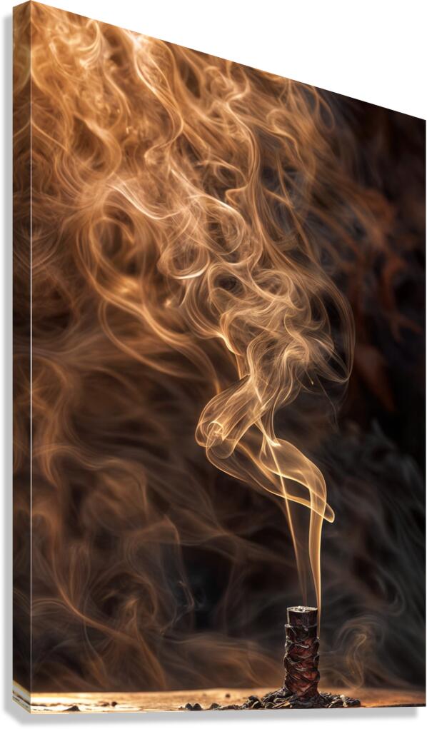  Smoke Design  Canvas Print