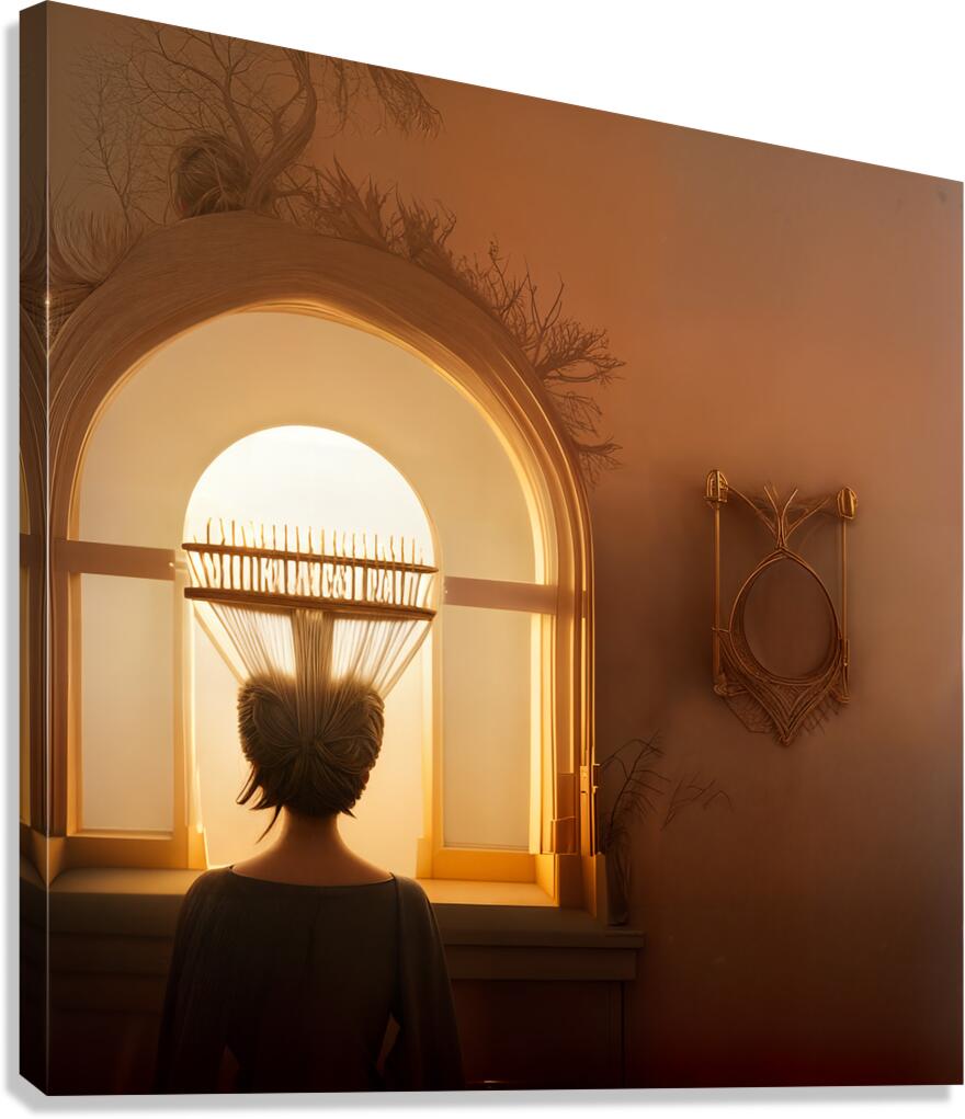 Sunlit Archway  Canvas Print