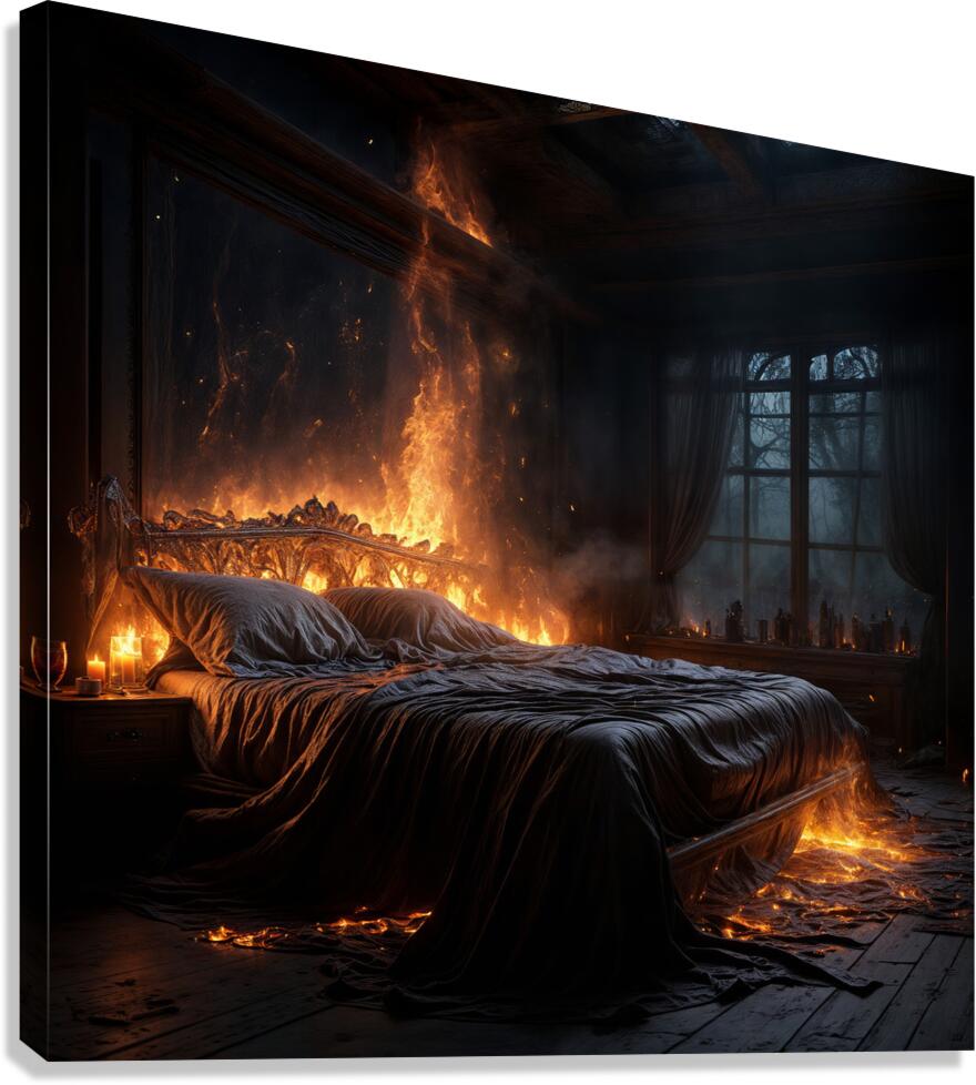 Flowing Sheets  Canvas Print
