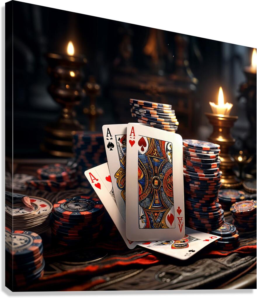  Playing Cards  Canvas Print