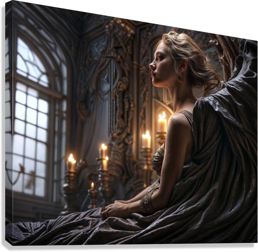 Soft Candlelight  Canvas Print