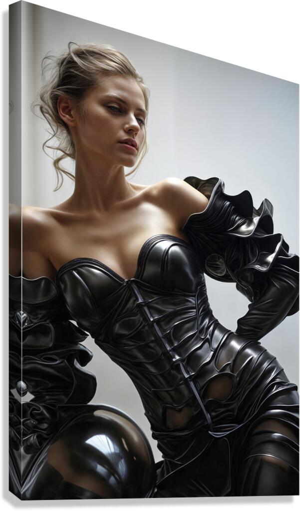 Black Ensemble  Canvas Print