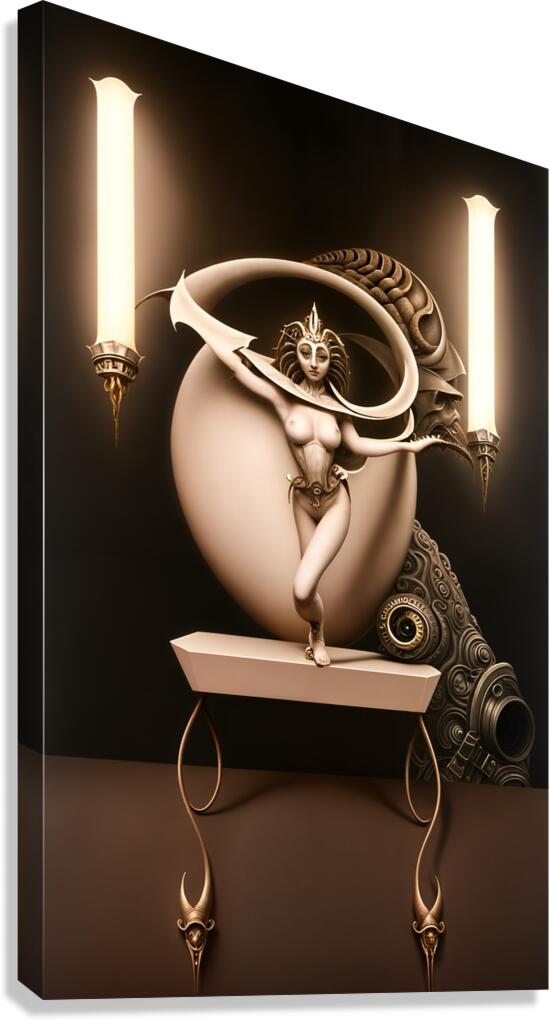  Graceful Figure  Canvas Print