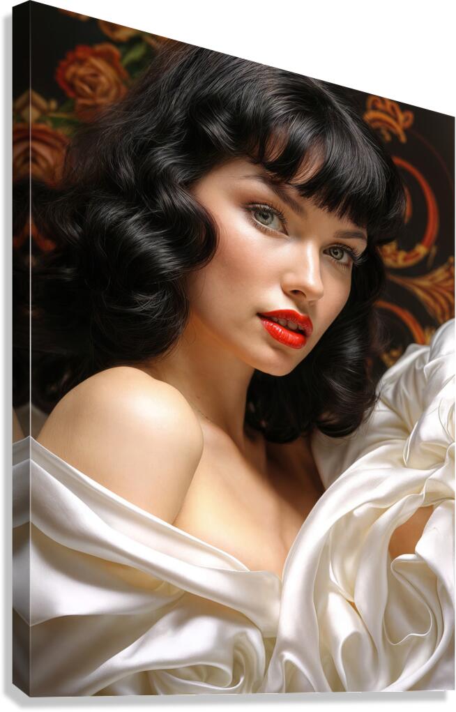 Red Lips  Canvas Print