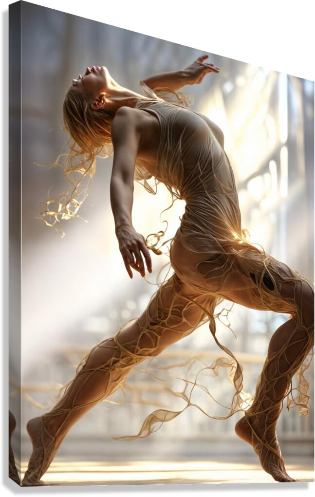 Fluidity and Grace  Canvas Print