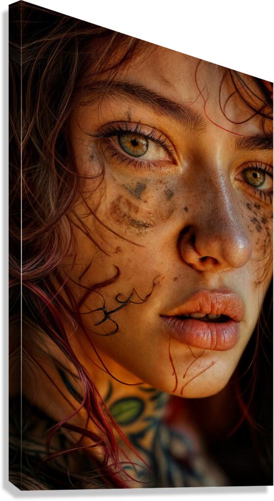  Green Eyes  Canvas Print