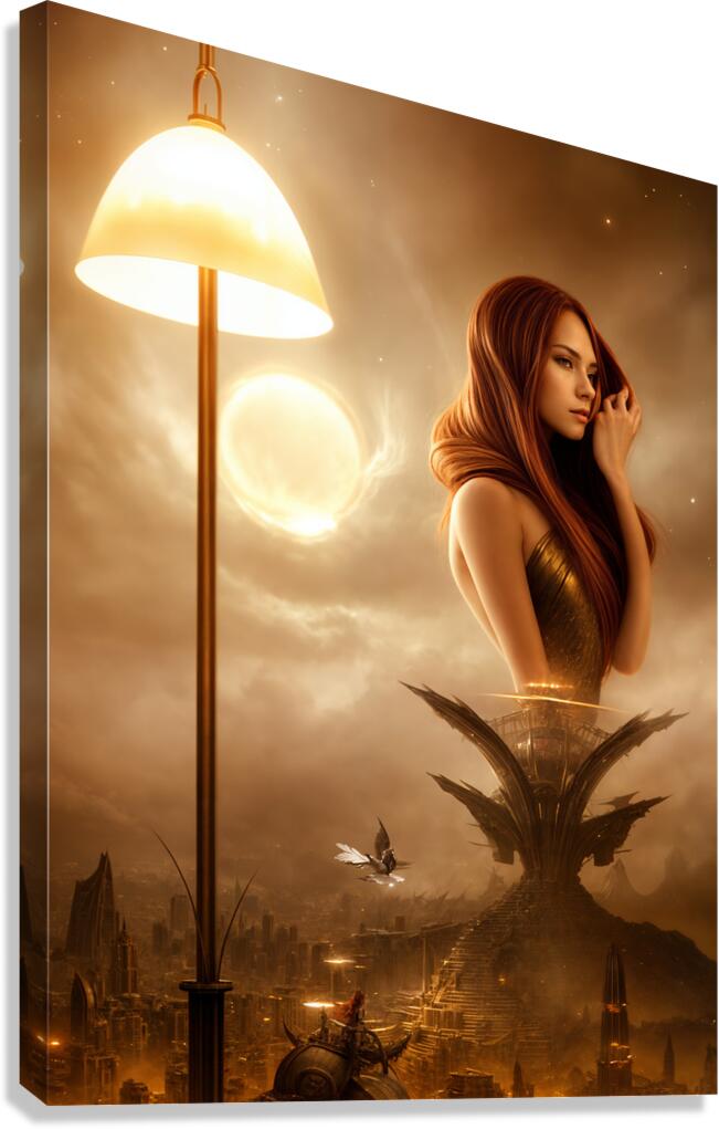  Advanced Civilization  Canvas Print