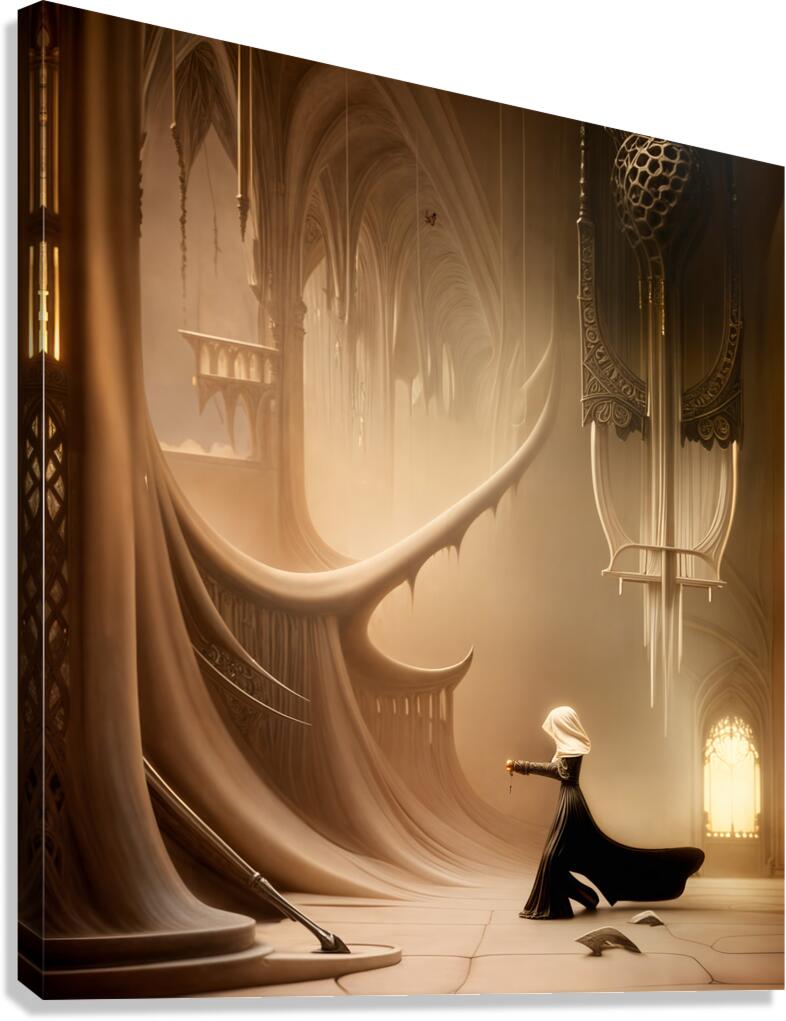  Expansive Hall  Canvas Print
