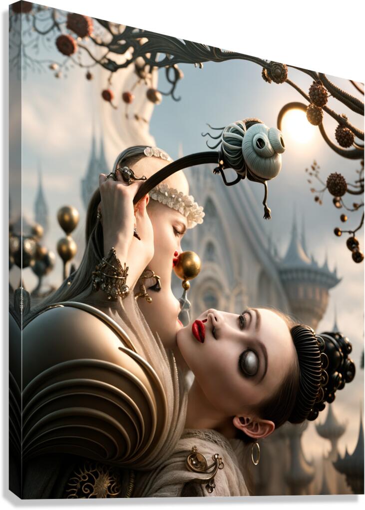 Contrasts and Connections  Canvas Print