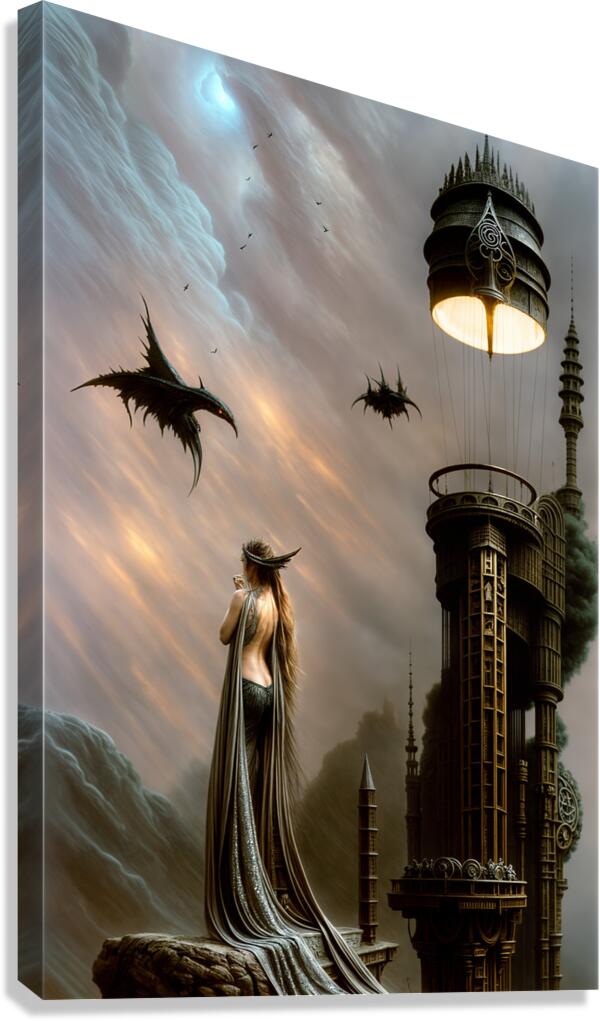  Dark Silhouettes  Canvas Print