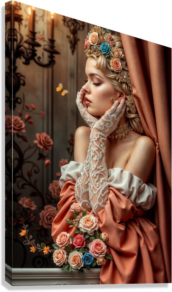  Lace Gloves  Canvas Print