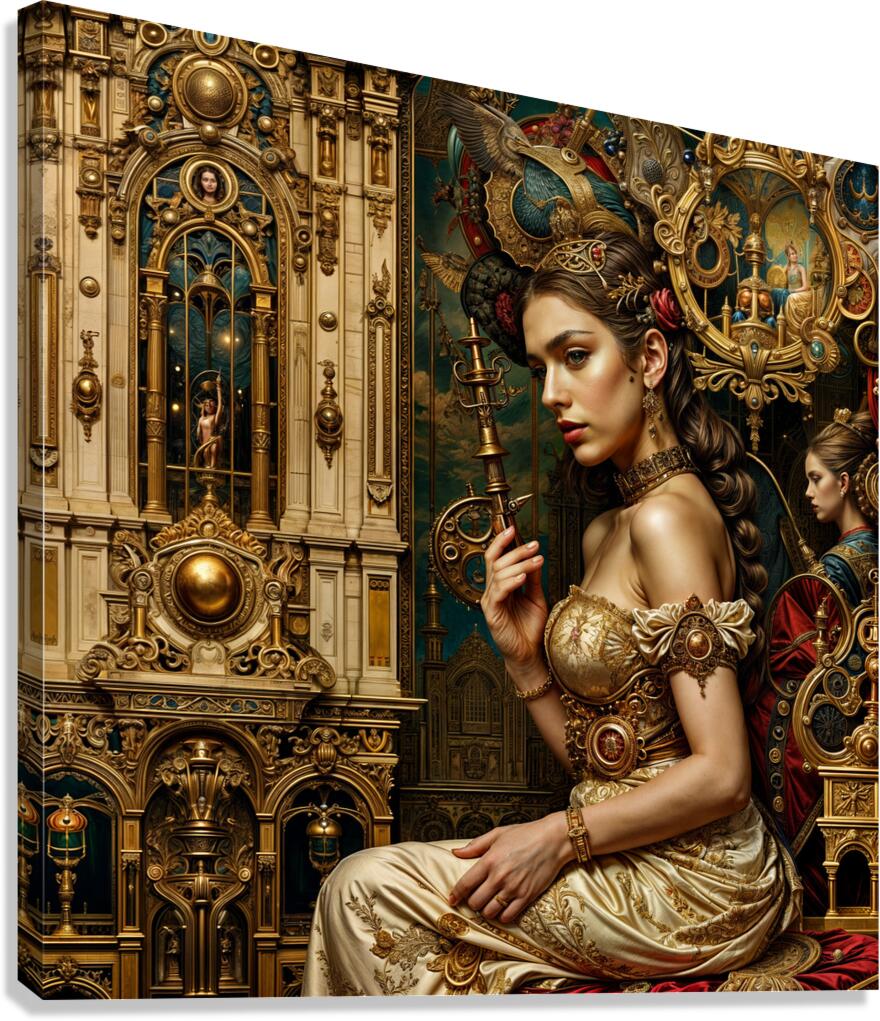 Ornate Setting  Canvas Print