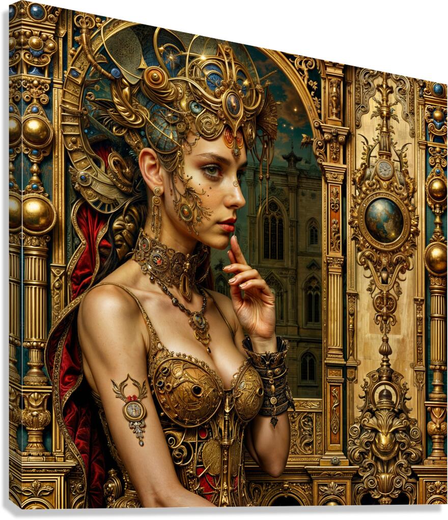 Throne Room  Canvas Print