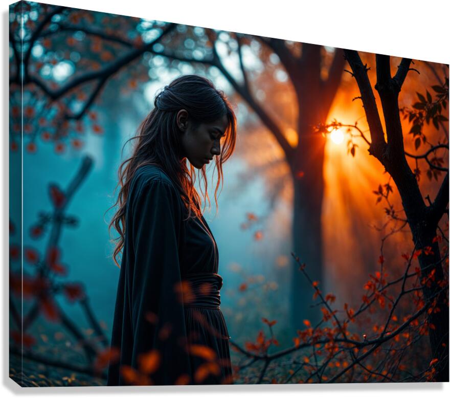  Setting Sun  Canvas Print