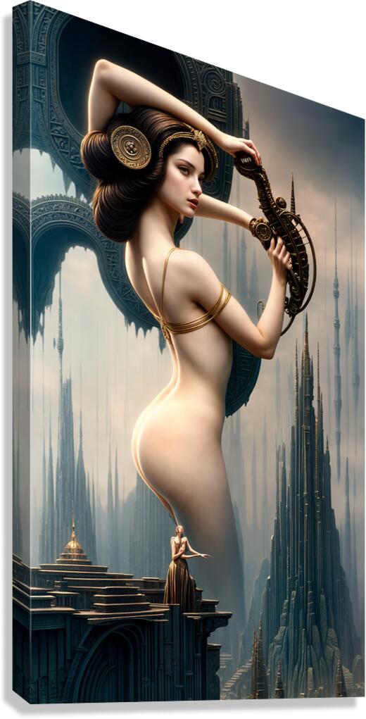  Distant Figure  Canvas Print